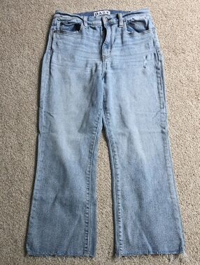 Daze Light Blue High-Rise Straight Jeans